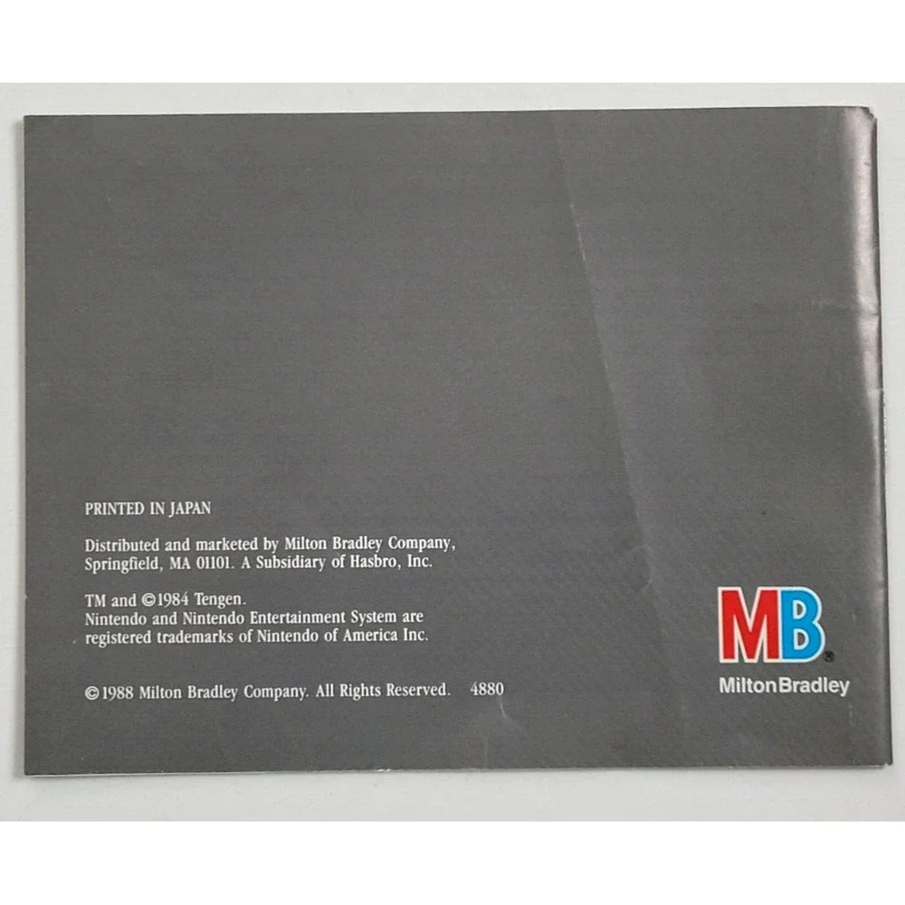 MARBLE MADNESS - NES GAME MANUAL - NINTENDO GAME‎ MANUAL ONLY